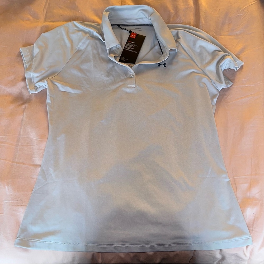 ▪️Under Armor Women’s Polo light gray L